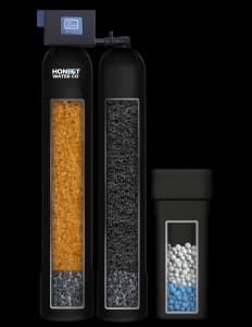 Dual Tank City Water Softener and Filtration System